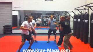 Krav Maga demonstration Eyal Yanilov KMG demonstrates a Multiple Attacker Scenario [upl. by Gnaig]