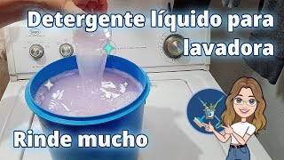 Detergente líquido para lavadora  Rinde mucho [upl. by Sina]