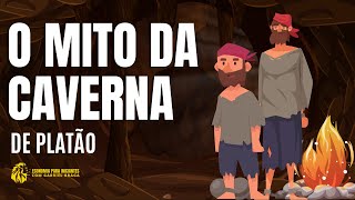 O MITO DA CAVERNA DE PLATÃO  Resumo Animado  Filosofia [upl. by Narual]