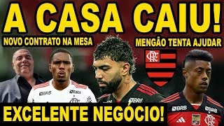 A CASA CAIU VIROU CASO DE POLÍCIA EXCELENTE NEGOCIO NO FLAMENGO MENGÃO TENTA AJUDAR BRUNO HENRIQUE [upl. by Aniuqahs]