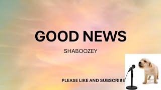 GOOD NEWS BY SHABOOZEY LYRICS [upl. by Laeria265]