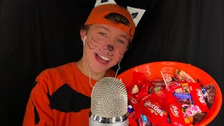 ASMR Sorting my Halloween Candy Haul [upl. by Janaye]