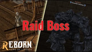 L2 Reborn C4 x1 Signature  Raid Boss  Discarded Guardian Lvl 20  Elven Ruins [upl. by Alyahsal]