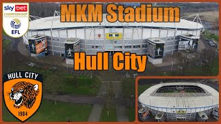 Ep71 MKM Stadium by drone Home of Hull City In The Championship for 2324 season [upl. by Parke]