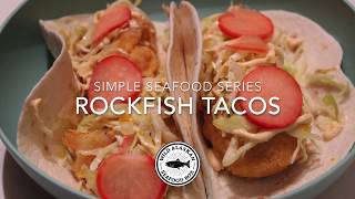 Simple Seafood Recipes Episode 12  Baja Fish Tacos [upl. by Reeva684]