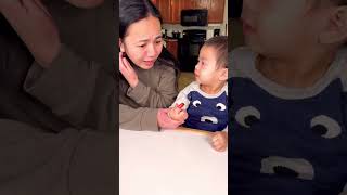 Ketchup prank on mom 🤯😂❤️👶🏻 [upl. by Musette]