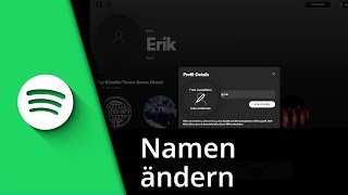 Spotify Namen ändern  Spotify Benutzername ändern ✅ Tutorial [upl. by Aihtibat]