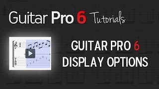 Chap 3  5 How to change views in Guitar Pro 6 [upl. by Atirres]