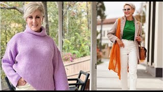 КАК ОДЕВАТЬСЯ И ВЫГЛЯДЕТЬ МОДНО ПОСЛЕ 60 ЛЕТ💕fashion for 60 year old woman [upl. by Weywadt]