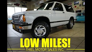 RARE 1992 GMC Typhoon AWD Turbocharged 49K Miles Chevy S10 Blazer Sleeper FOR SALE  THIELMOTORSCOM [upl. by Novaj]