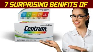 7 Health Benefits of Centrum Multivitamin  Centrum multivitamin review  Centrum silver [upl. by Seow365]