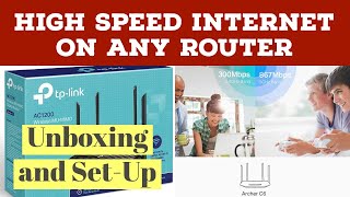 Tp Link Archer C6 1200  how to SetUp for high speed internet on any Router [upl. by Patrizia]