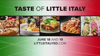 Taste of Little Italy 2024  Food event returns to San Diego June 1819 [upl. by Lucic]