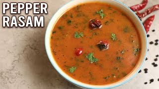 How To Make Pepper Rasam  South Indian Rasam Recipe  Spicy Soup Recipe  Winter Special  Ruchi [upl. by Aleik170]