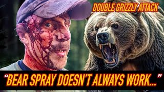 Mother grizzly attacks Montana man twice  quotBear spray doesnt always workquot  Todd Orr [upl. by Lubeck]