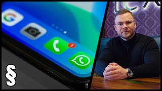 So liest die Polizei deinen WhatsApp Chat heimlich mit  Rechtsanwalt erklärt  André Miegel [upl. by Hafinah150]