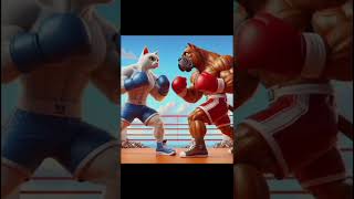 Cat Epic boxing match against Dogcatlovers doglover funny pet videoboxing fans [upl. by Perla]