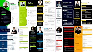 modern resume cv template photoshop download free psd  cv resume psd template free [upl. by Leela]