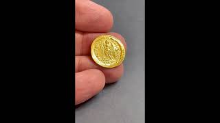 THEODERIC THE GREAT ZENO OSTROGOTHS cf RIC 910 Date 476491 AD Gold Solidus Bologna or Ravenna [upl. by Wolfgram]