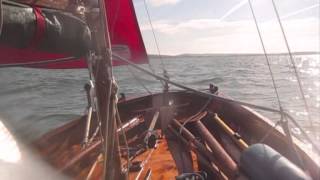 Warsash to Newtown by Mirror Dinghy [upl. by Sidell795]