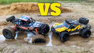 Bigfoot Rock Crawler vs DEERC 9201E  Remote Control Car  RC Cars [upl. by Sivam685]