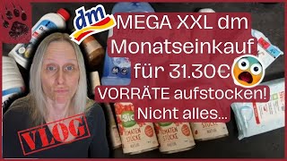 SPAREN günstiger XXL dm Drogerie Monatseinkauf 3130€ 🤩VORRAT haul budgetplanung vlog minimalist [upl. by Ssitruc]