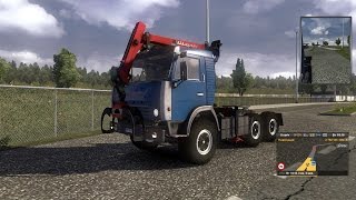 Euro Truck Simulator 2 обзор мода  Камаз5410  AI залагал [upl. by Elleirb948]