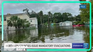 Tampa Bay area counties begin issuing mandatory evacuations [upl. by Manheim]