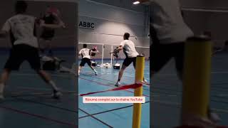 Match N°3  D7D7 VS D7D7 🏸 sports sport badminton badmintonlovers tournois competition [upl. by Wilburt]