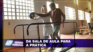 Alunos de Fisioterapia vivenciam a prática de atendimento com idosos da Casa do Caminho em Marília [upl. by Aivatnuahs]