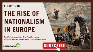 The Rise of Nationalism in Europe Class 10 chapter Animation  Class 10 History Chapter 1 Part 1 [upl. by Inalaehon]