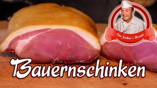 Thüringer Bauernschinken selber machen  geräucherter Schinken  Opa Jochens Rezept [upl. by Sello]