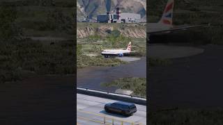 quotBritish Planes Daring Emergency Landing Under Bridgequot GTA 5 [upl. by Ecinaej]