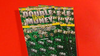 SOOD 1415 THREE 5 DOUBLE YOUR MONEY FL Lottery Scratch Tickets [upl. by Yemar858]