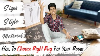 How To Choose Right Rug For Your Room [upl. by Tollman72]