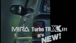 DAIHATSU MIRA turbo new TRXX EFI 1989 [upl. by Aihseya]