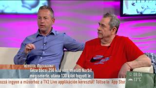 Hétfőtől belevágok  Schobert Norbi 160 kgtól szabadította meg  20150928  tv2humokka [upl. by Orv375]