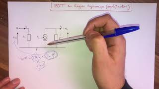 Transistor bipolaire en Régime dynamique Amplification [upl. by Chalmers]