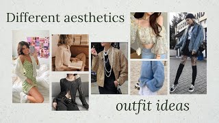 Outfit ideas different aesthetics Part 2 outfitideas fashioninspiration aestheticfashion [upl. by Sivatnod91]