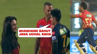 After match Shubman Gill complained to Preity Zinta about Shashank Singh aggressive celebration [upl. by Novihc]