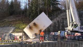 Evergreen Line Tunnel Boring Machine Arrives [upl. by Bannerman]