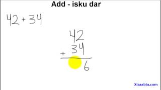 isku darista 1  addition in somali part 1 [upl. by Ecurb]