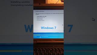 Installing Windows 7  Shorts video  November 2024 [upl. by Eoin390]