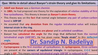 Baeyers Strain Theory [upl. by Alacim]