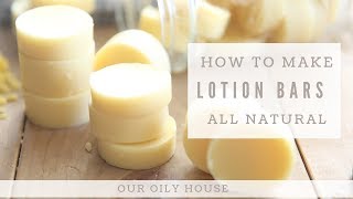 Homemade Lotion Bars with Essential Oils [upl. by Guild255]