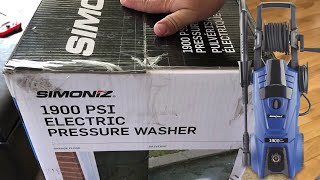 Simoniz 1900 psi Electric Pressure Washer [upl. by Issac]