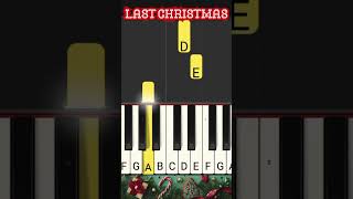 Last Christmas Piano Very Easy Tutorial Wham [upl. by Baalman]