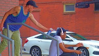 Spray Painting People Prank [upl. by Eillac]