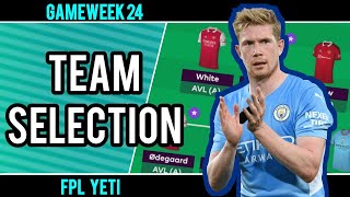 FPL GAMEWEEK 24 TEAM SELECTION  FANTASY PREMIER LEAGUE 2223  RASHFORD CAPTAIN FPL GW24 [upl. by Gelhar948]