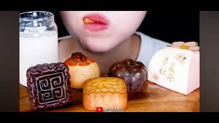 Asmr moon cake [upl. by Notsrik]